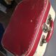 Authentic cardboard suitcase from the 60s