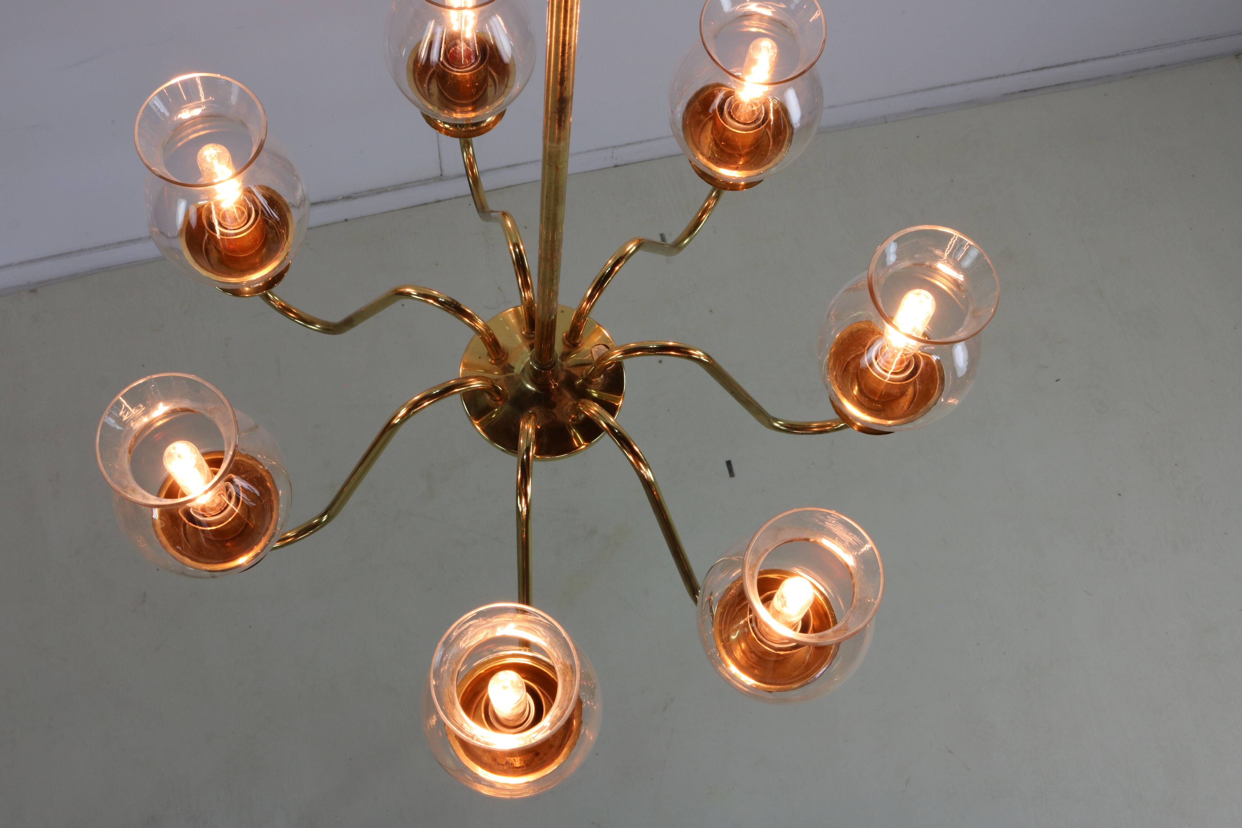 Swedish design ceiling lamp by Hans Agne Jakobsson