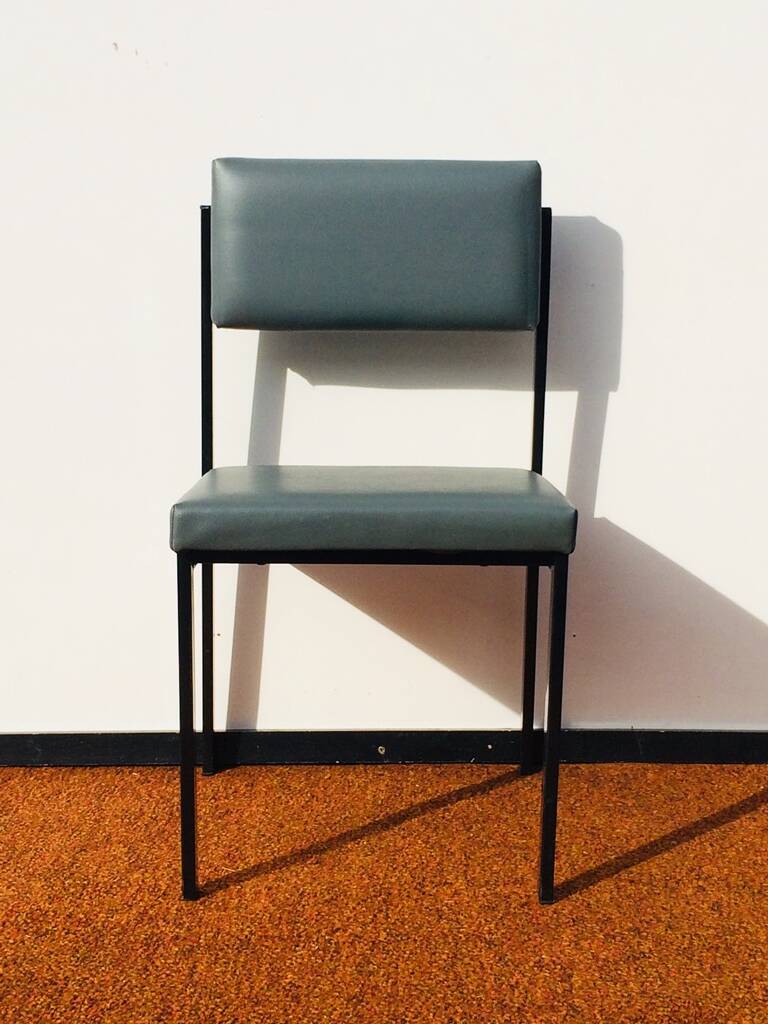 Pair of Pastoe style chairs. Vintage 60s.