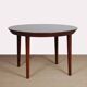 Round extendable table by Ole Hald for Gudme Møbelfabrik, 1960