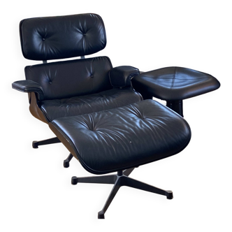 Fauteuil et ottoman "kuraselli design yrjö kukkapuro conception 1984