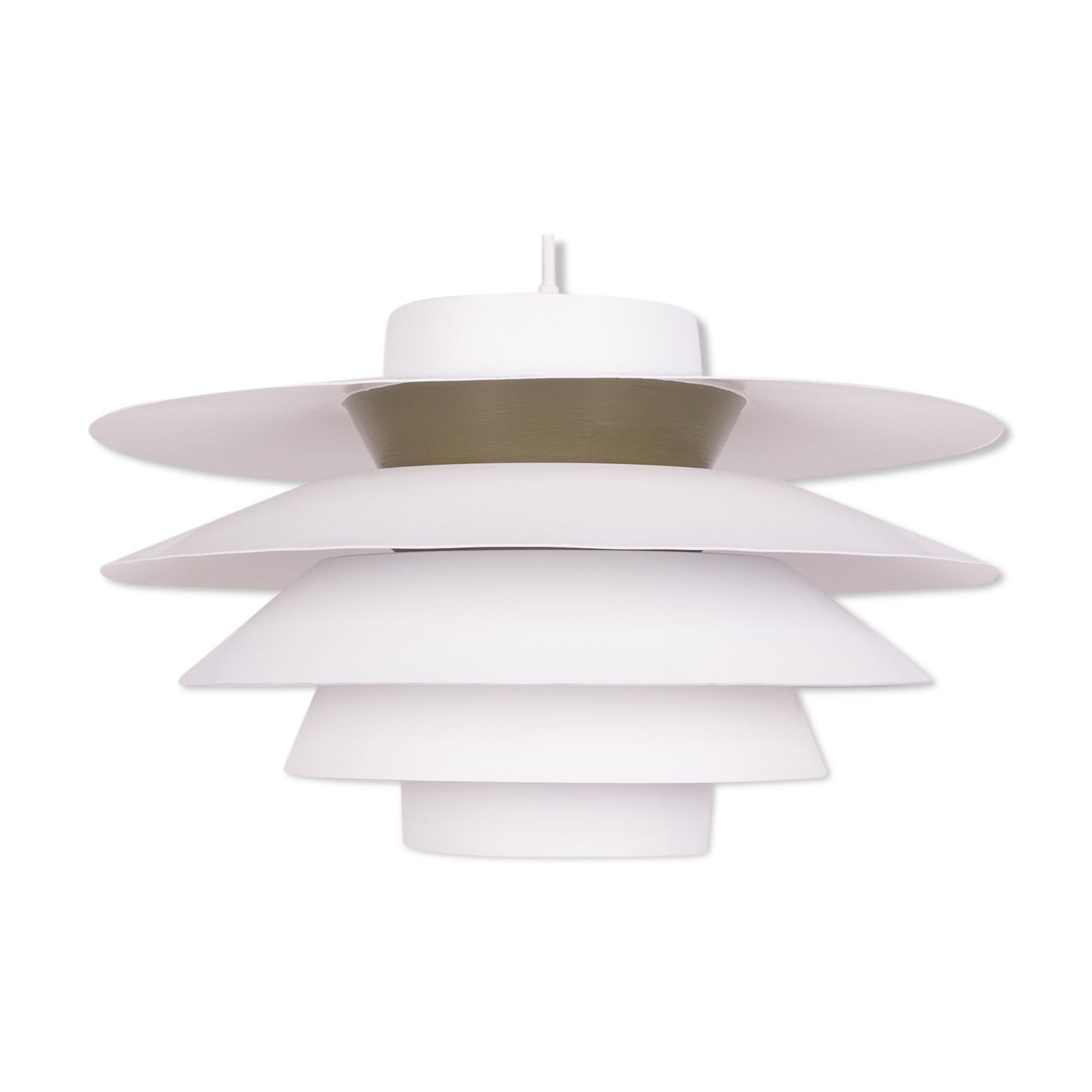 Danish Verona hanging lamp by Svend Middelboe for Fog & Mørup, 1970s