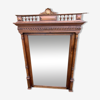 Louis XV style mirror/overmantel, 1950s