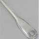 Christofle Vendome model 6 spoons, ice scoops, in silver-plated metal, 12.7 cm
