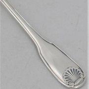 Christofle Vendome model 6 spoons, ice scoops, in silver-plated metal, 12.7 cm