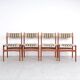 Set of 4 Vintage Erik Buch Teak Chairs for OD Møbler Denmark