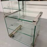 Italian design glass console storage unit by Gallotti & Radice An70