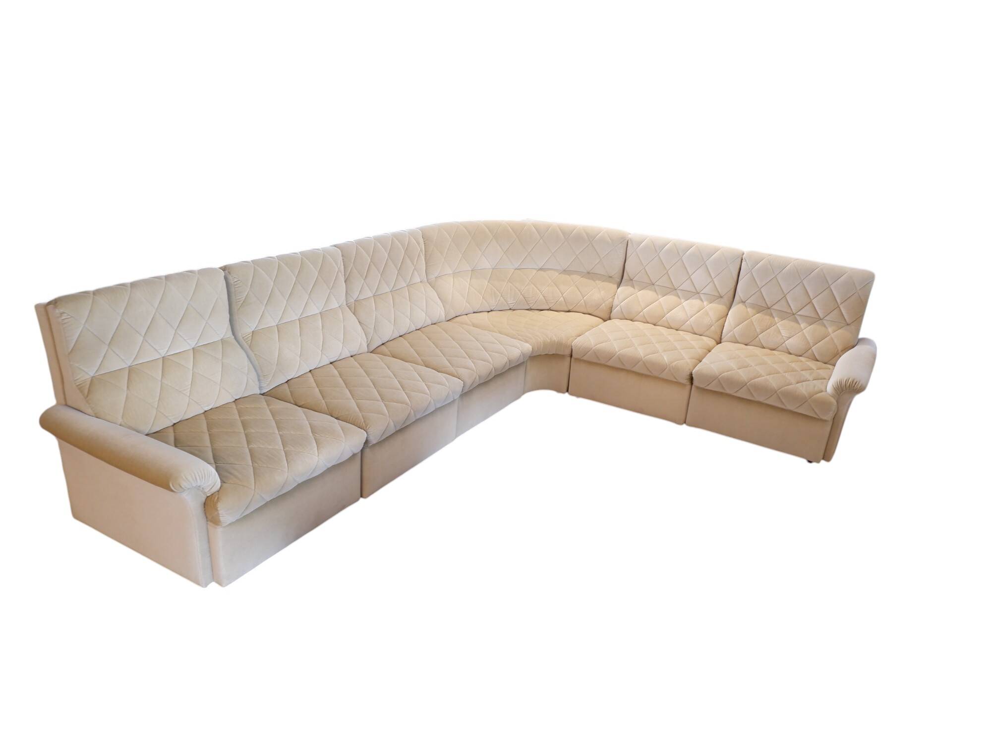 1970s vintage modular corner sofa