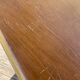Vintage 1960s rattan and oak shelf by Louis Sognot