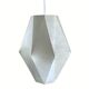 Pair space age cocoon hanging lamps, Germany 1960s