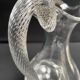 Orangeade pitcher with ice bag – Plain crystal – 19th century