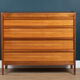 Retro Walnut & Rosewood Younger Chest Of Drawers By John Herbert
