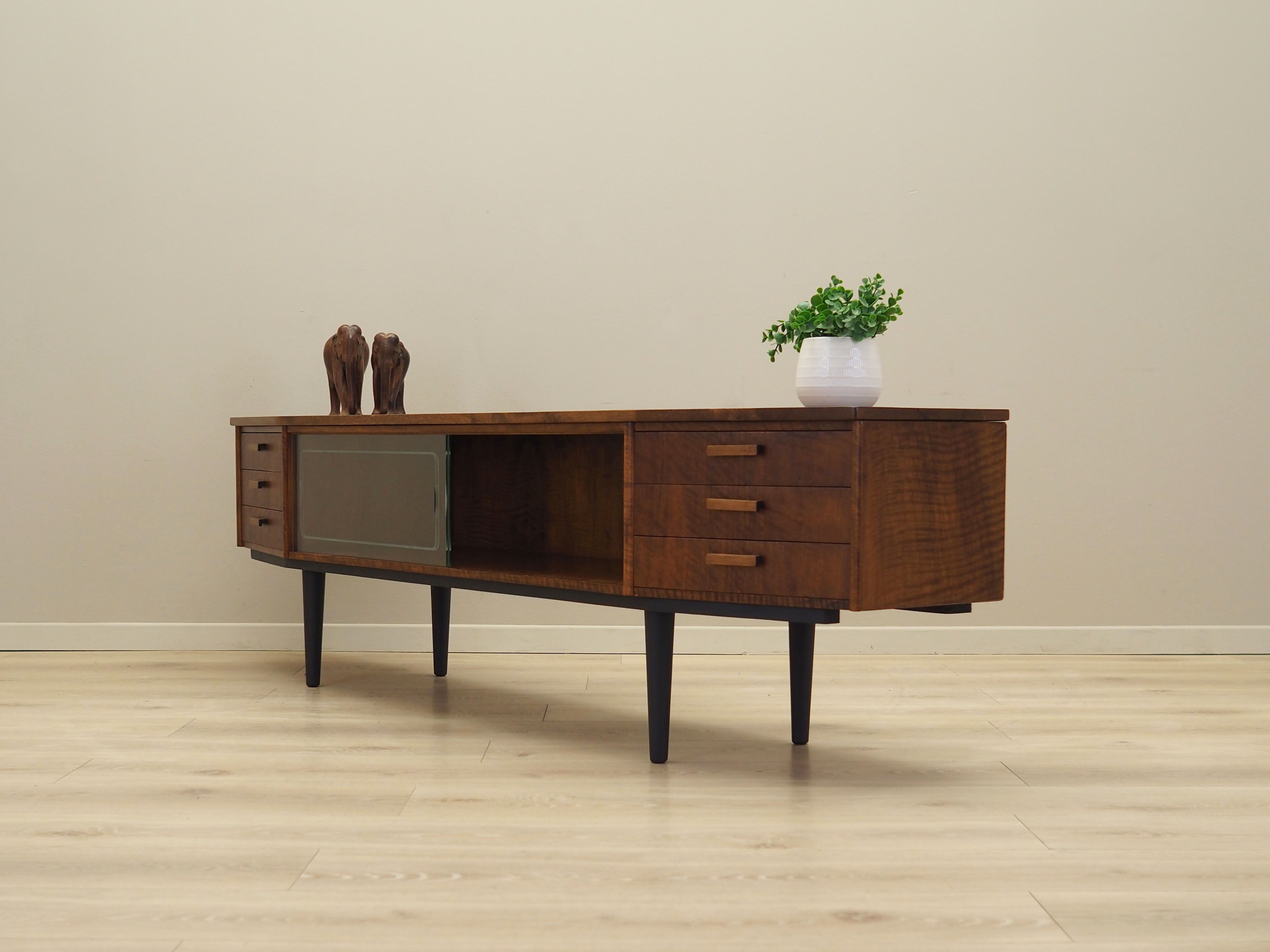 Walnut sideboard, Danish design, 1960s, production: Denmark