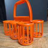 Orange bottle basket