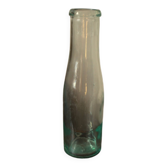 Glass milk bottle carafe