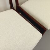 Set of 4 vintage Scandinavian teak chairs from the 60s