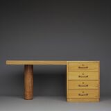 Exceptional Art Deco freestanding Desk. French 1930s