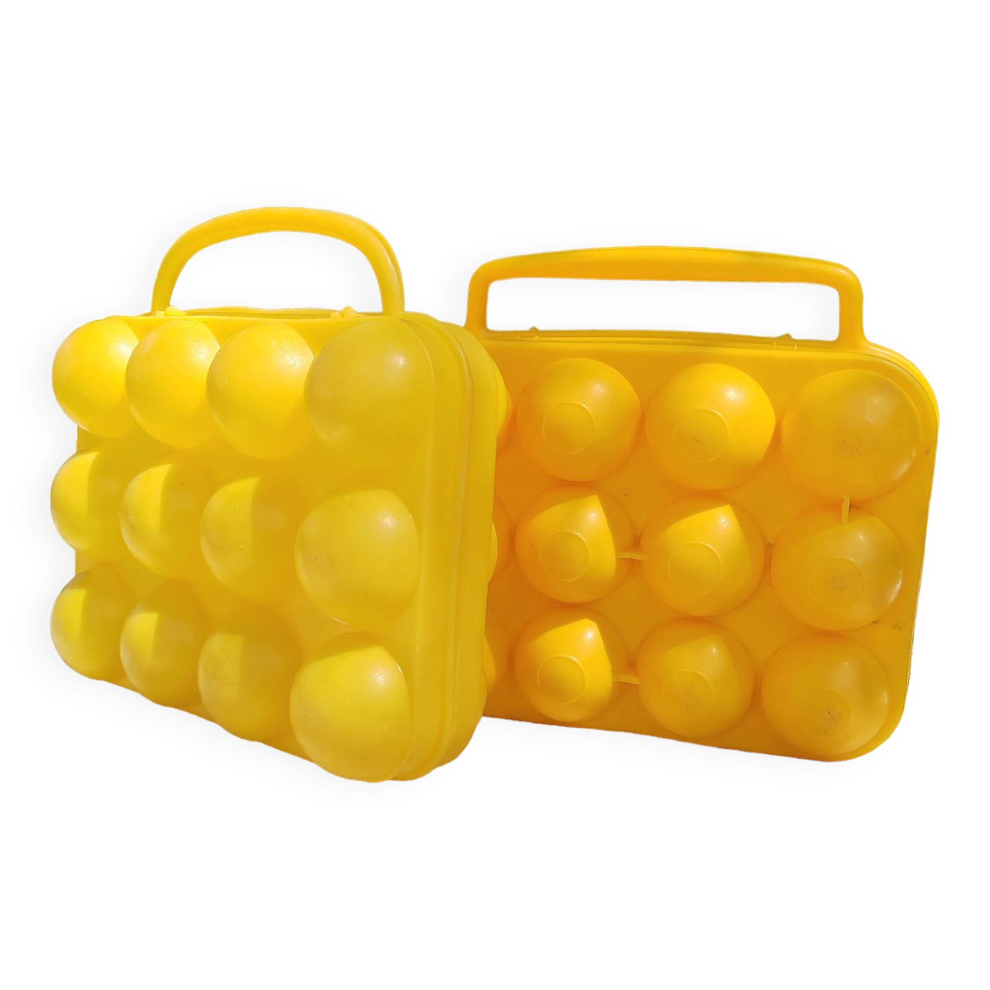 Set of 2 egg cartons 70s 80s