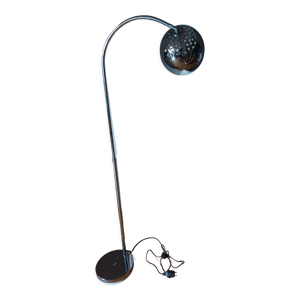 Lampadaire chromé Italien années