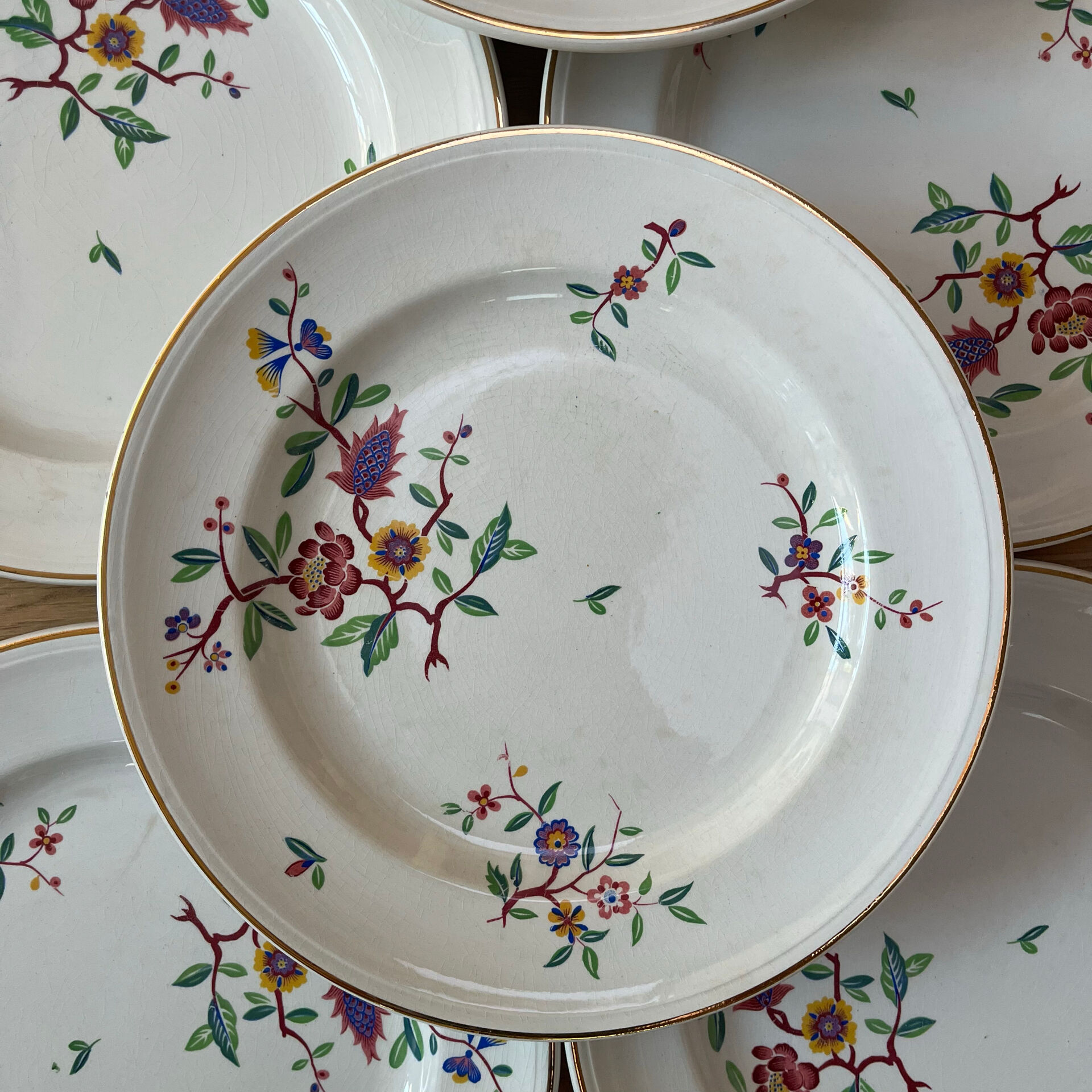8 flat plates Luneville Chantilly