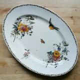 Decorative dish old earthenware