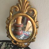 Baroque mirror gilded wood.