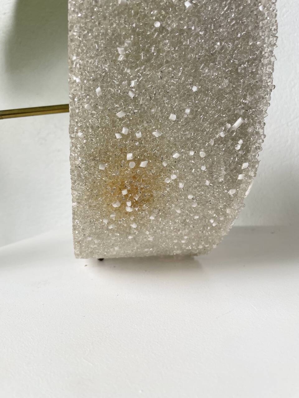 70s granite Perspex pendant light