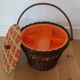 Boîte à couture travailleuse panier vintage 1970