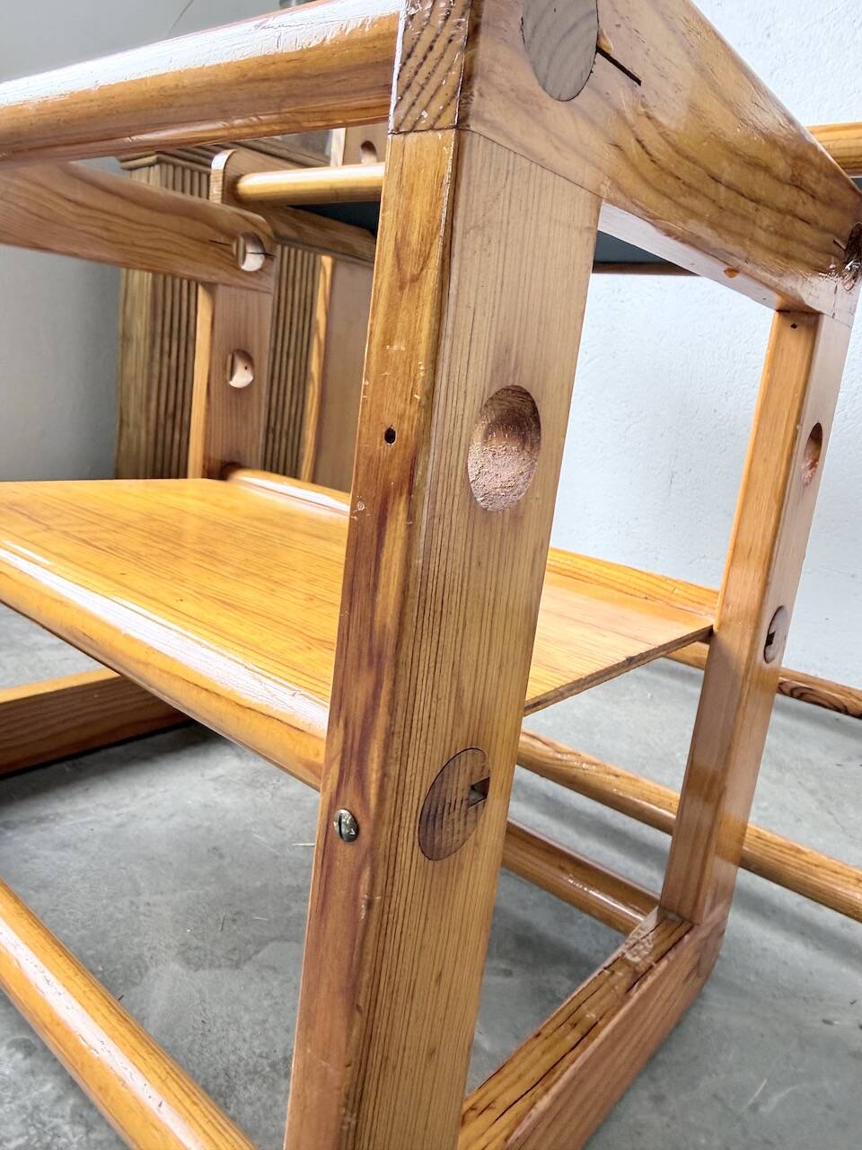 Bureau et chaise enfant pin Bauhaus