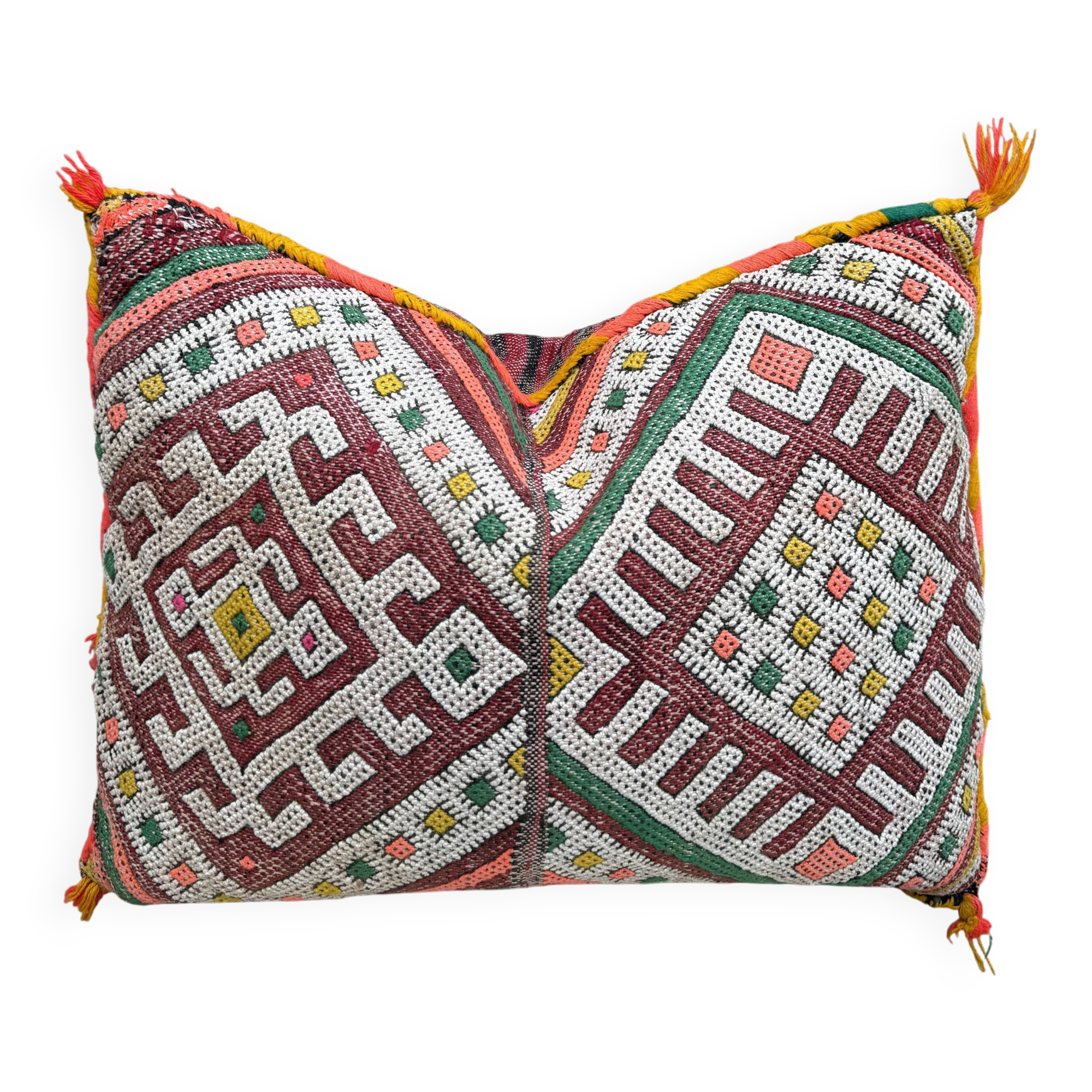 Moroccan pillowcase, Berber cushion cover, woven pillowcase
