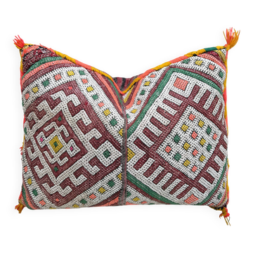Moroccan pillowcase, Berber cushion cover, woven pillowcase