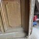 Solid oak entrance door 19th century