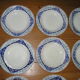 8-person St Amand tableware with Art Deco geometric patterns