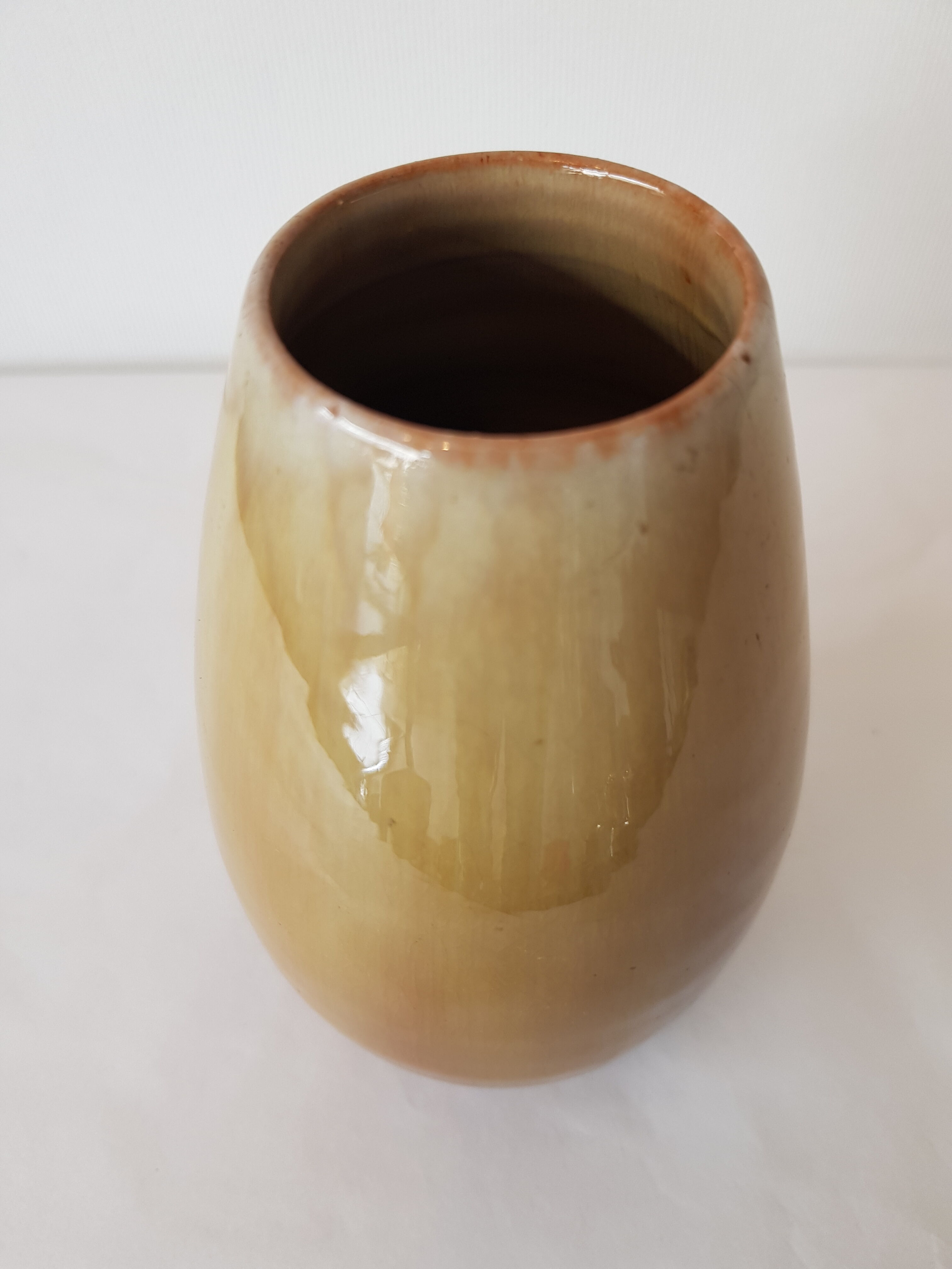 Clement Massier vase late nineteenth enamelled ceramic