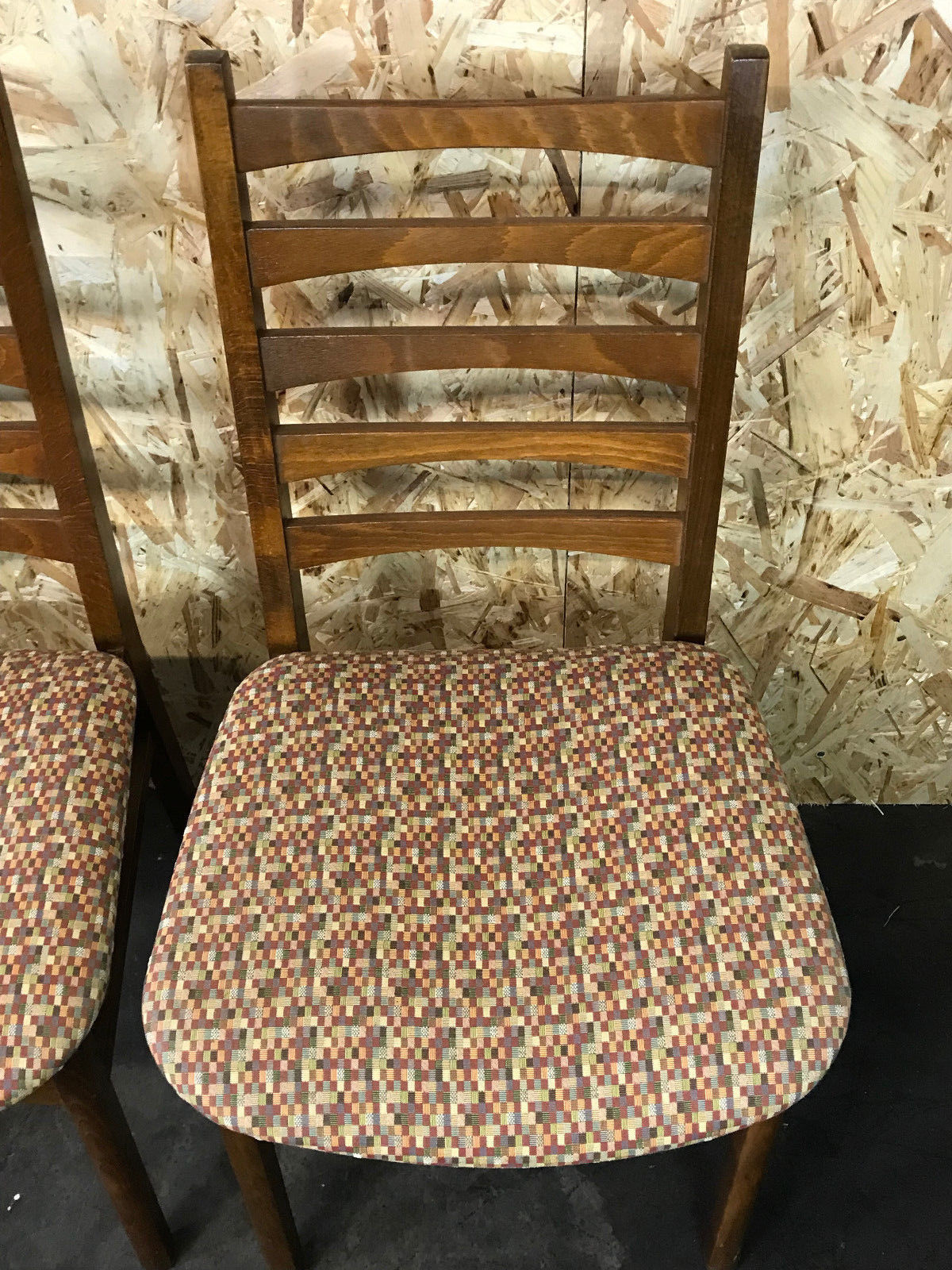 5x 60s 70s chairs dining chair dining chairs Danish design 60s