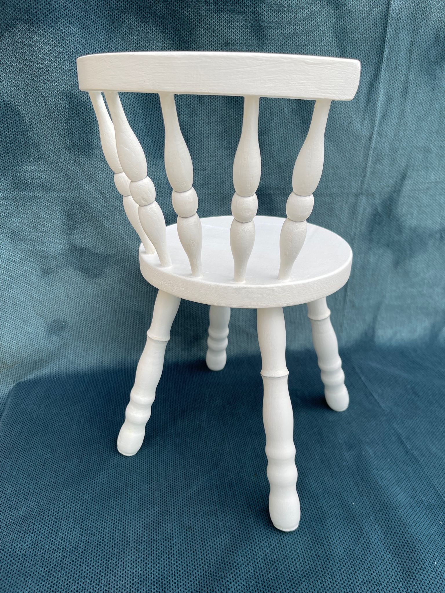 Chaise enfant bois tourné