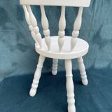 Turned wood children's chair
