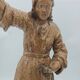 Paire de sculptures d'anges toscans en bois doré, fin XVIIe siècle