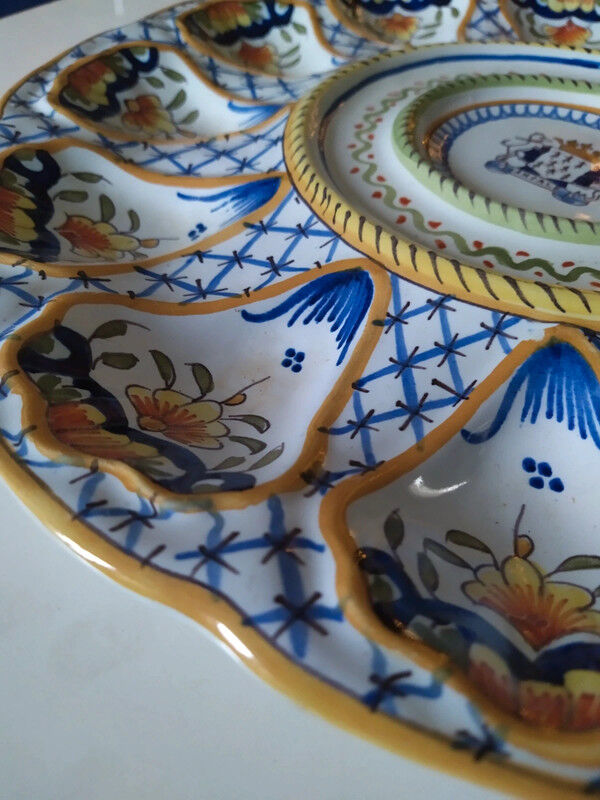 Desvres oyster serving plate