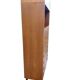 Bibliothèque/vitrine vintage en bois MDK