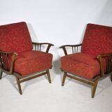 Ensemble de fauteuils cocktail français du milieu du siècle des années 1960