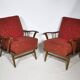 French Mid-Century Cocktail Armchair Set 1960s