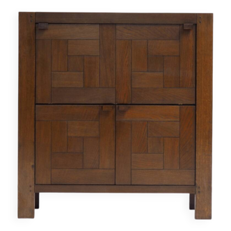 Belgian Brutalist Bar Cabinet, 1970s