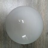 Plafonnier, applique ronde en opaline