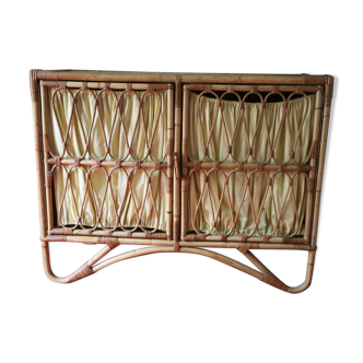 Rattan sideboard, 1960s