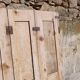 Old trio of wooden screen doors