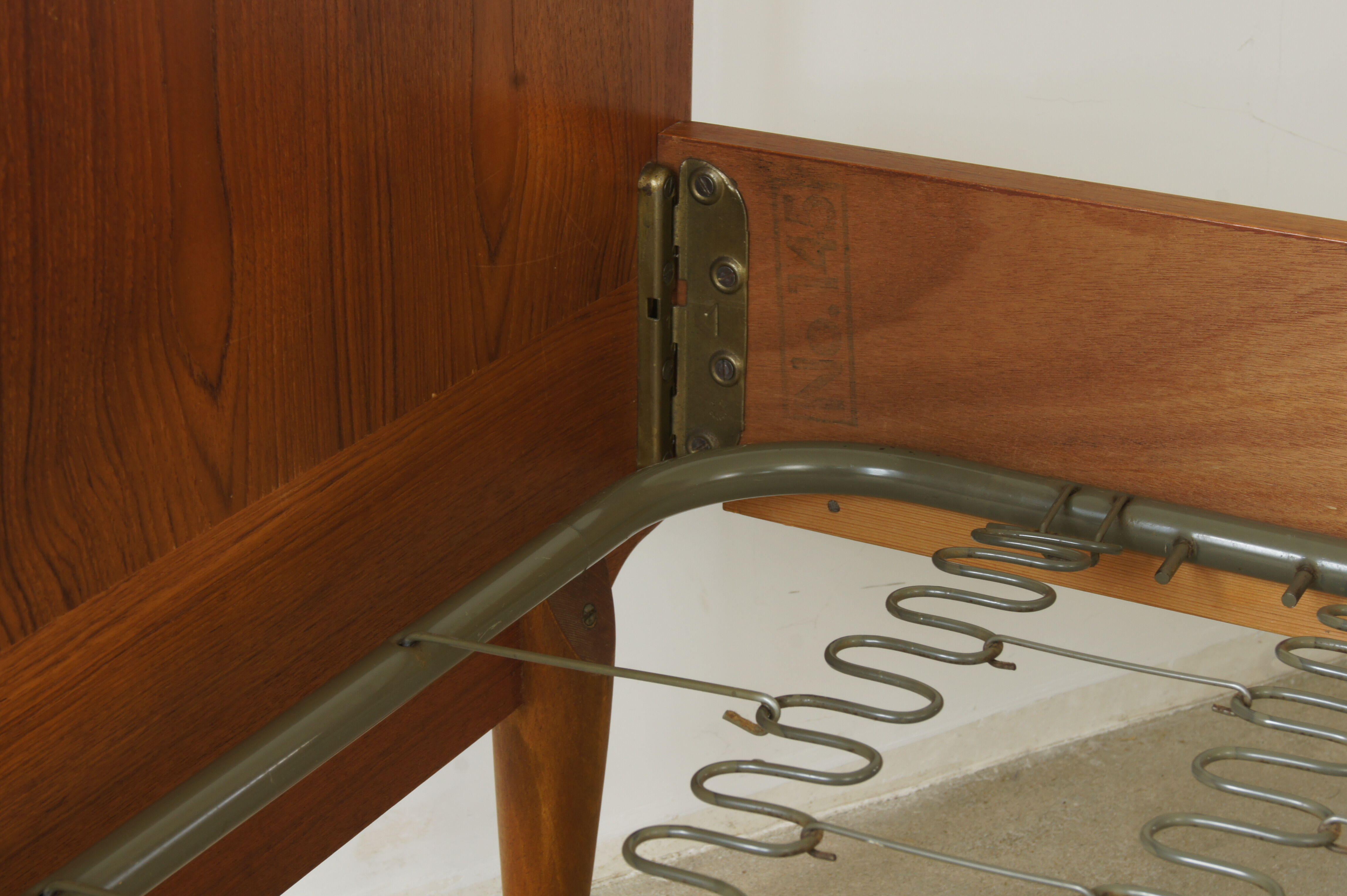 Set of 2 danish teak beds, 1960