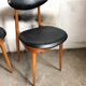 Ensemble de 4 chaises vintage Baumann Licorne