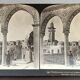 Old photography stereo, stereograph, luxury albumine 1903 Scale of Judgment