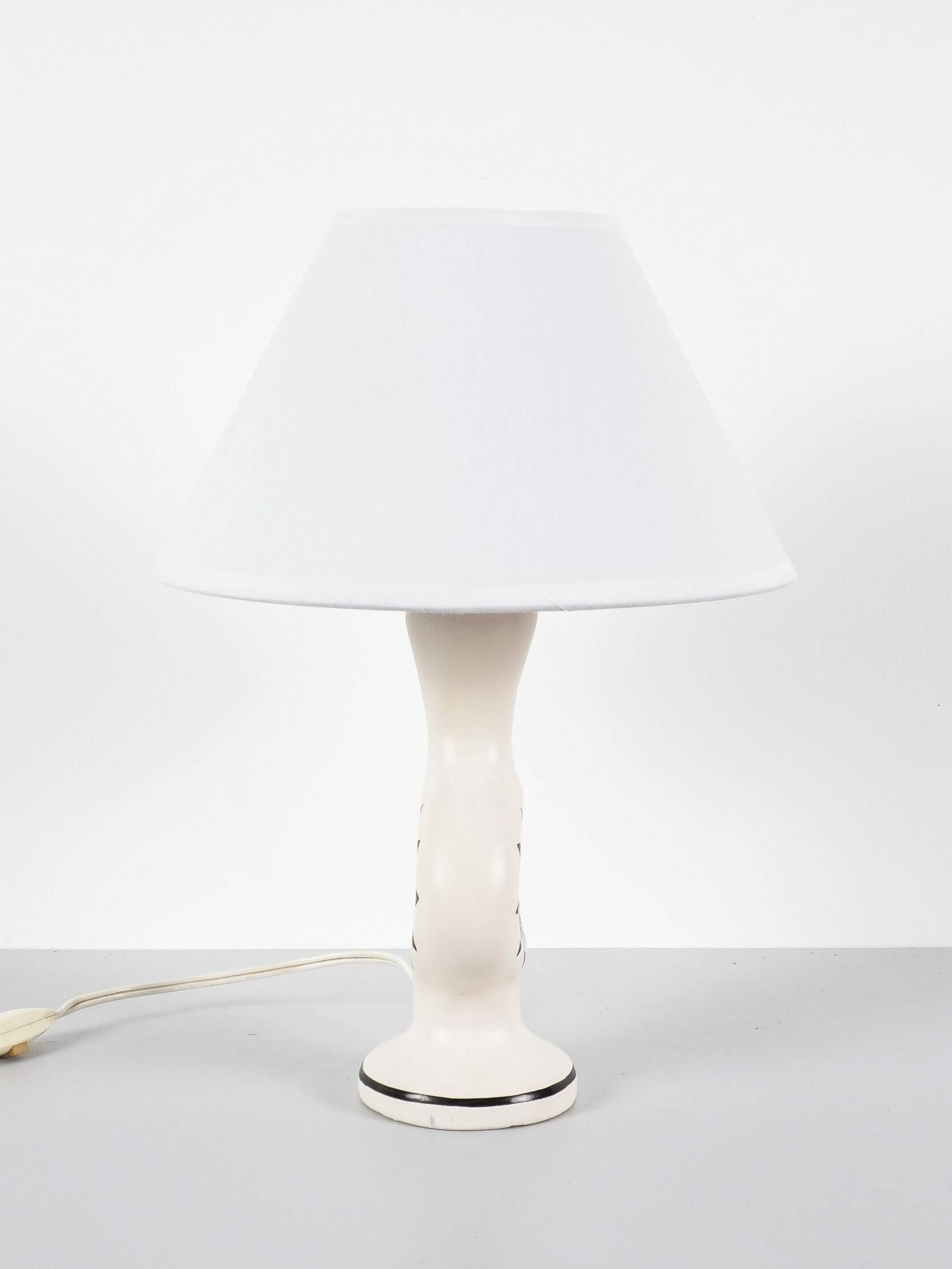 Lampe de table en céramique Roger Capron (attribué à), vers 1950